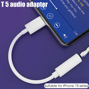 Câble auxiliaire pour casque de type C à 3.5mm pour <span class=keywords><strong>Apple</strong></span> iPhone 15 Pro Max Plus connecteur USB C câble adaptateur de convertisseur audio - Product Image 3