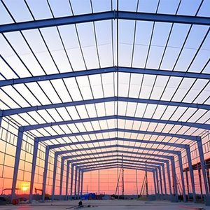Structure en acier de conception moderne avec certification ISO9001 CE GOST pour bâtiments métalliques et ateliers à usage intensif - Product Image 2