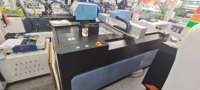 Máquina cortadora de pegatinas digitales de PVC, trazador de corte plano, máquina cortadora de vinilo FRONT 6090