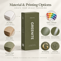 Boîte en carton pliable personnalisée avec logo, emballage cosmétique, boîtes en papier pour produits de beauté, soins personnels, présentoir de vente au détail