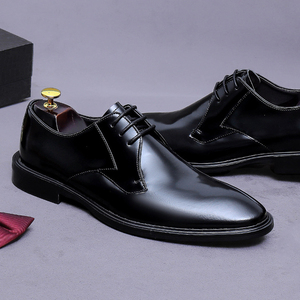 Latest Italian Mens Dress Shoes All Genuine Leather Oxford Shoes for Business Office Big Size - Product Image 6