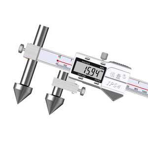 <span class=keywords><strong>เวอร์</strong></span><span class=keywords><strong>เนีย</strong></span>คาลิเปอร์ดิจิตอลความแม่นยำสูงสแตนเลสพร้อมหัว<span class=keywords><strong>วัด</strong></span><span class=keywords><strong>รู</strong></span>ปกรวยรูตรงกลางและระยะขอบ - Product Image 1