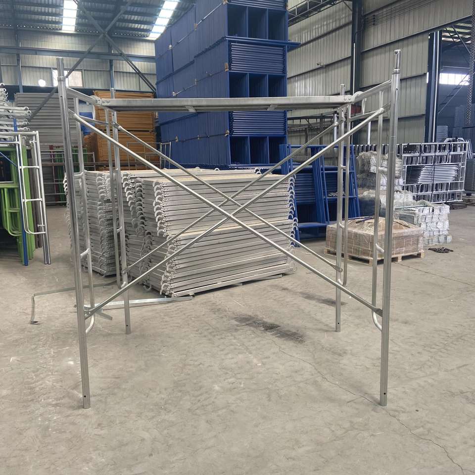 Solution Time Frame Walk Through Platform Scaffold Tower Galvanized Frame for Construction ...