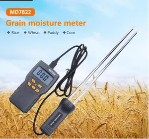 MD7822 Portable Grain Moisture Meter Digital For Rice Wheat Paddy Corn/Handheld Moisture Content Analyzer