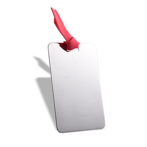 Miroir de poche compact en acier inoxydable incassable à prix promotionnel pour les magasins de cosmétiques - Product Image 3