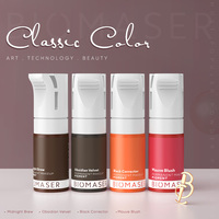 Pigment en poudre Biomaser 6ml, best-seller 2026, encre PMU organique pour sourcils, lèvres, eye-liner, microblading, maquillage permanent