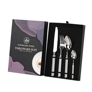 Vaisselle occidentale moderne, couteau, <span class=keywords><strong>fourchette</strong></span> et cuillère, argenterie vintage, vente en gros, vaisselle chinoise en acier inoxydable bon marché - Product Image 6