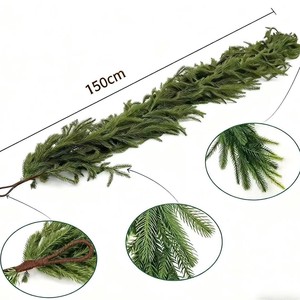 Guirlande de sapin artificiel Jinxinda 100 cm, décoration de Noël en plastique pour mur, porte ou couronne suspendue - Product Image 5