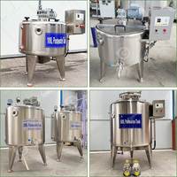 Pasteurisateur industriel pour lait de champignon, pompe, capacité personnalisable, homogénéisateur haute précision, fonctionnement automatique, acier inoxydable