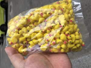 Leuke Hars Eend Miniatuur Beeldje Pasen Ornamenten Voor Home <span class=keywords><strong>Garden</strong></span> Decor Slime Charms - Product Image 3