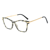 VisualMate Factory Custom cat Eye TR90 Metal Eyewear Oversize Optical Frame Eyeglasses Frames for All Face