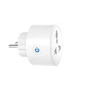 Prise intelligente universelle Tuya WiFi Zigbee EU 16A 3250W V0 ignifuge avec protection contre la foudre, compatible Alexa Google Home