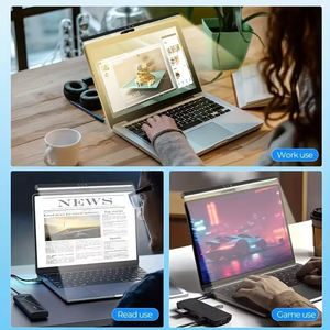 Lámpara de Monitor Moderna Blanca con Atenuación Automática, Lámpara LED para Lectura Electrónica con Alimentación USB y por Batería para Sala de Lectura - Product Image 5