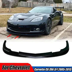 Spoiler de pare-chocs avant StarNav pour C6 Z06 Zr1 2005-2013 version WideBody, lèvre inférieure, accessoires décoratifs pour voiture - Product Image 4
