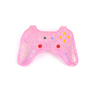 En stock, vente en gros, nouveau jouet de décompression en silicone souple transparent en forme de manette de jeu, à rebond lent, amusant à presser et à libérer - Product Image 1