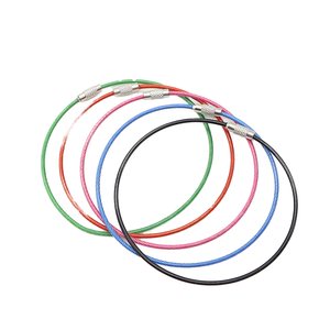 Cuerda de Acero Trefilado Recubierta de <span class=keywords><strong>PVC</strong></span>/Nylon, 7x7, Negra, Fabricada <span class=keywords><strong>en</strong></span> China, Acero Electro-<span class=keywords><strong>galvanizado</strong></span>, Sin Aleación, Acero para Conformado <span class=keywords><strong>en</strong></span> Frío - Product Image 1
