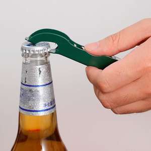 Sacacorchos portátil de acero inoxidable, abridor de botellas plano multifuncional para botellas de vino - Product Image 3