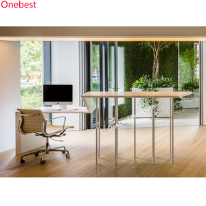 Mesa de ordenador de oficina de superficie sólida de Corian multifunción, mesa de oficina moderna de alta calidad, Escritorio, Muebles ejecutivos modernos - Product Image 3