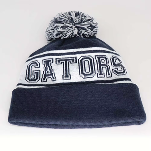 Gorro de Invierno Personalizado con Texto Jacquard y Pompones, con Logo del Equipo, para Fanáticos del Deporte y Uso Casual - Product Image 5