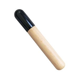 Bâton de massage en obsidienne avec manche en bois, bâton d'acupression, outil de massage, outil de spa - Product Image 5