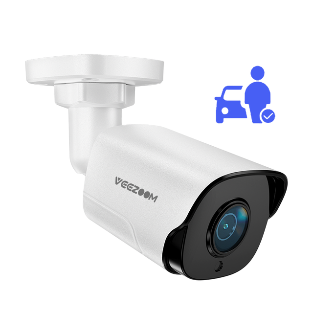 4K Ultra HD AI Human Vehicle Detection CCTV Surveillance PoE Camera Outdoor H.265 8MP Bullet IP Security Night Vision Cloud