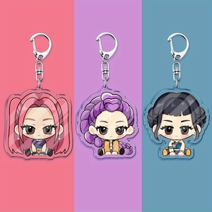 Chaveiro Kpop Demon Hunters, Charms de Acrílico Inspirados em Anime, Kawaii Saja Boys Huntrix, Chaveiros Dupla Face - Product Image 1
