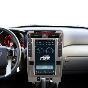 Tesla Estilo Rádio Do Carro Para Toyota 4runner Tela Sensível Ao Toque Android Carro Gps Navegação Dvd Multimedia Player Cabeça Unidade Estéreo Hd