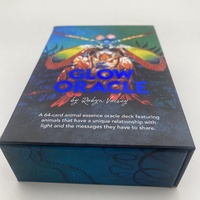 Cartes de jeu dorées imprimées de haute qualité avec boîte et guide