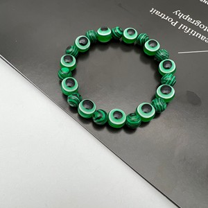 Pulsera de cristal con ojo turco y cuentas sueltas de piedra natural redonda para regalo, origen Yiwu, 21 piezas - Product Image 3