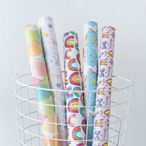 Wholesale High Quality Birthday <b>Tissue</b> Rolls Kids Day Packaging <b>Wrapping</b> <b>Paper</b> Roll Uperior Craftsmanship - Product Image 2