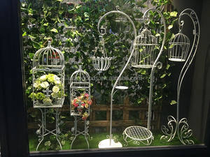 A granel blanco elegante 2m Carro de boda de <span class=keywords><strong>metal</strong></span> para Decoración - Product Image 5