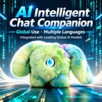 Jouet en peluche interactif vocal AI pour enfants, apprentissage de l'histoire, jeu familial, cadeau d'anniversaire, robot de service en silicone