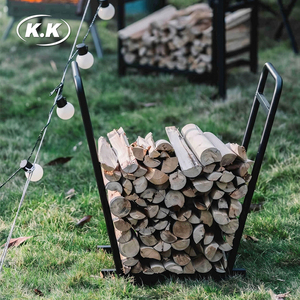 <span class=keywords><strong>Panier</strong></span> à bois Kawagebo Kamp (KK) L 48,5 x L 28 x H 56 cm, support à bois en <span class=keywords><strong>acier</strong></span> à haute teneur en carbone, porte-bois portable - Product Image 6
