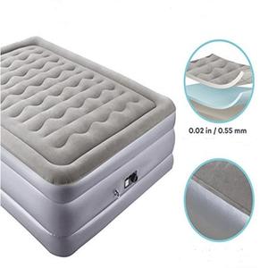 Matelas Gonflable Floqué Spring Of The Century, Taille Simple, avec Pèse-Personnes Électrique Intégré, Blanc Grisâtre, Lit d'Appoint pour la Maison - Product Image 3