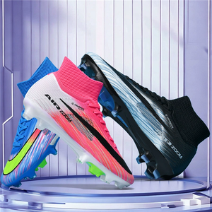 Nuove Scarpe da Calcio Professionali Messi Antiscivolo Unisex con Tacchetti Lunghi in Mesh Resistenti per Tutte le Stagioni - Product Image 6