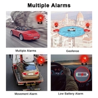 CY23 antivol GPS Tracker klaxon alarme pour voiture camion avec télécommande ensemble bras/désarmer couper l'huile SOS GPS localisateur application gratuite