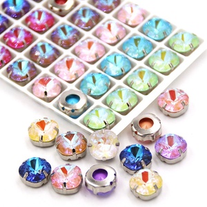 K9แก้วมอคค่าเรืองแสงไขมันสี่เหลี่ยมรูปร่าง Flatback Rhinestones - Product Image 4