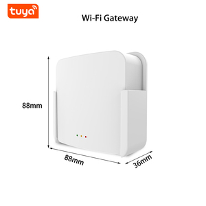 Passerelle Wifi sans fil intelligente Tuya pour la connexion de détecteurs de fumée et de chaleur interconnectés au système d'alarme de sécurité - Product Image 1