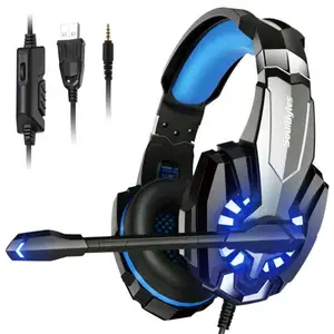 Manufacturer Soulbytes XY-PC5970R Adjustable LED Light Gaming Headset with Mic