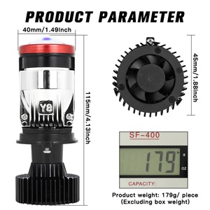 Projecteur de phare LED H4, mini-lentille, phares LED Y7 Y8, phare LED de voiture 170W super lumineux blanc pour voiture et moto - Product Image 6
