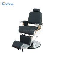Chaises de salon de coiffure pour hommes antiques
