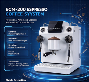 Heavy Duty Semi Automatic Espresso Coffee Machine High Pressure Coffee Maker - Product Image 6