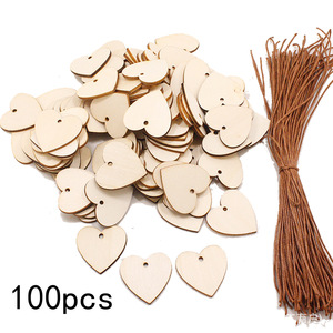 Arbre à vœux en bois en forme de cœur, ornement artisanal de 13,4 pouces, panneau suspendu pour mariage, décoration d'arbre généalogique, décoration de fête - Product Image 4
