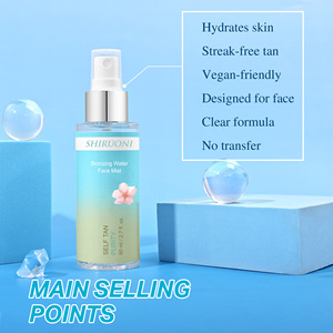 Etiqueta privada <span class=keywords><strong>de</strong></span> alta calidad profesional DHA Sunless Self Tanning <span class=keywords><strong>Spray</strong></span> Face Mist Tanner Skin Natural Sun Kissed Tan - Product Image 3