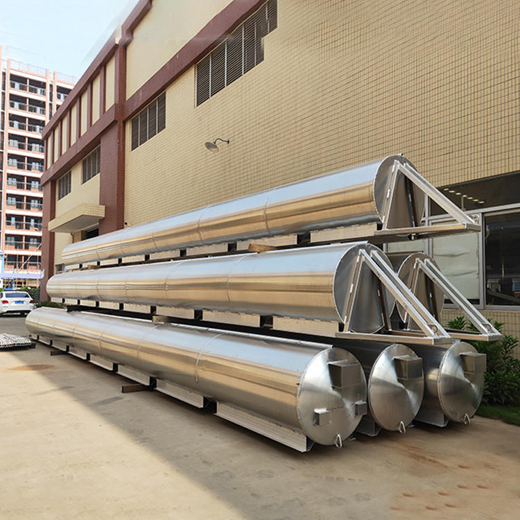 2022 Custom aluminum frame pontoon tubes for pontoon boats Products