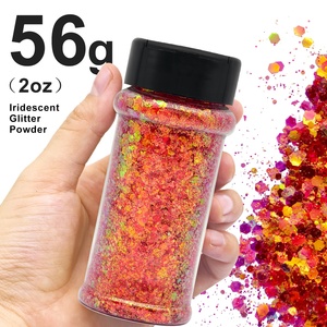 Kit <span class=keywords><strong>de</strong></span> purpurina gruesa en frasco para decoración navideña, manualidades <span class=keywords><strong>de</strong></span> <span class=keywords><strong>uñas</strong></span> y arte con resina, con una brillante paleta <span class=keywords><strong>de</strong></span> <span class=keywords><strong>colores</strong></span> primaverales - Product Image 3