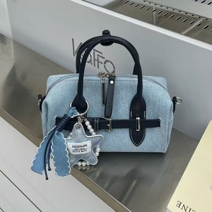 Sacs à bandoulière et sacs travers en cuir véritable contrastant avec fermeture éclair, style cowboy, pour femmes, nouvelle collection haut de gamme coréenne - Product Image 3