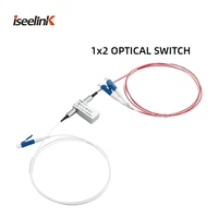 Conmutador Óptico Mecánico 1x2 con Conector SC UPC para Multiplex OADM y Conectores Cruzados OXC