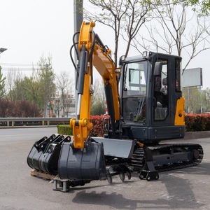Excavadora de cadenas HIGHTOP HT35, miniexcavadora para construcción y trabajos de tuberías - Product Image 3