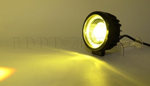 Goodzoom 3.5 "DRL LED làm việc ánh sáng 24 Volts Xe LED DRL ánh sáng đèn pha màu trắng hổ phách Vòng lái xe Pod đèn cho xe xe tải - Product Image 6